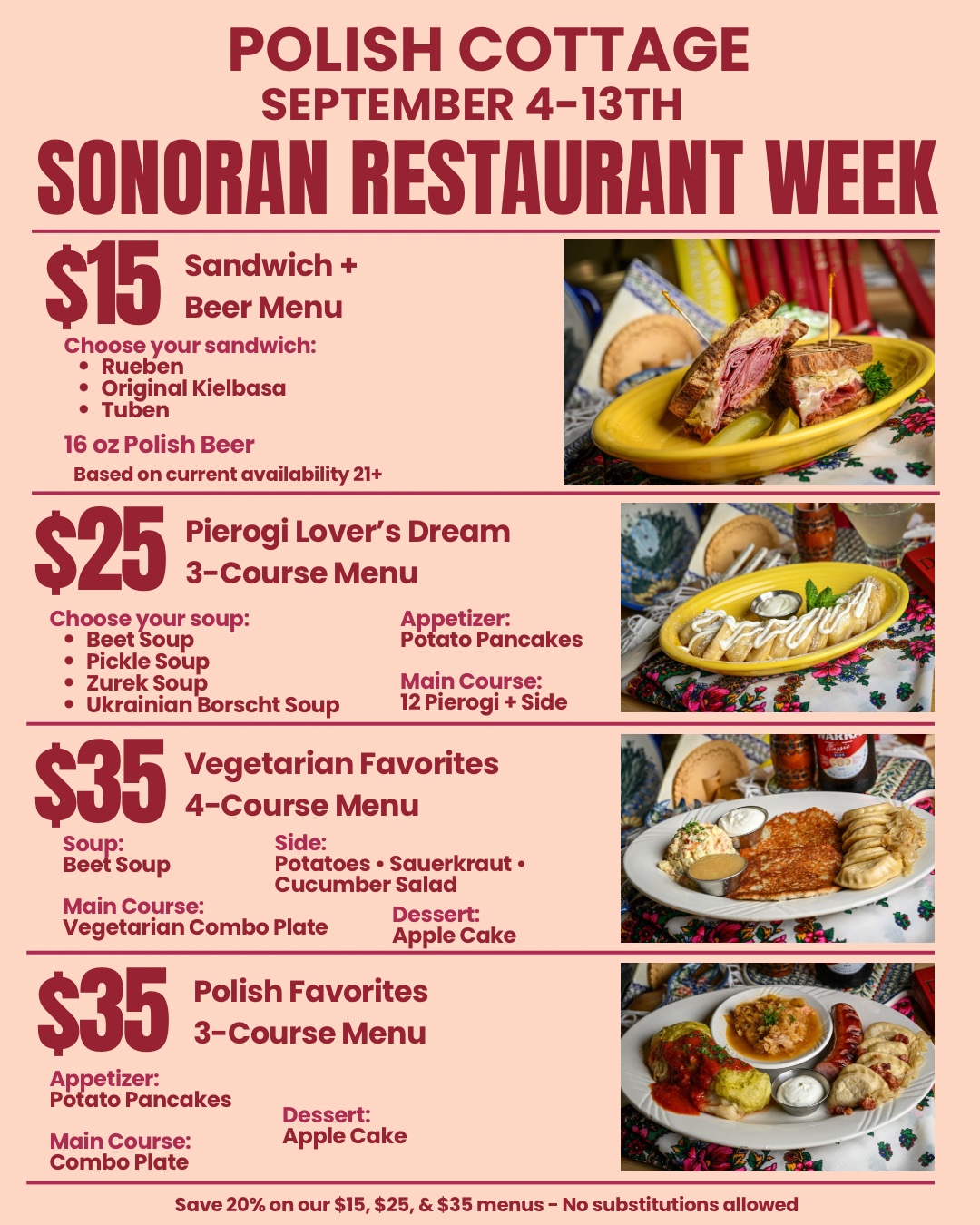 Sonoran Restaurant Week promotion